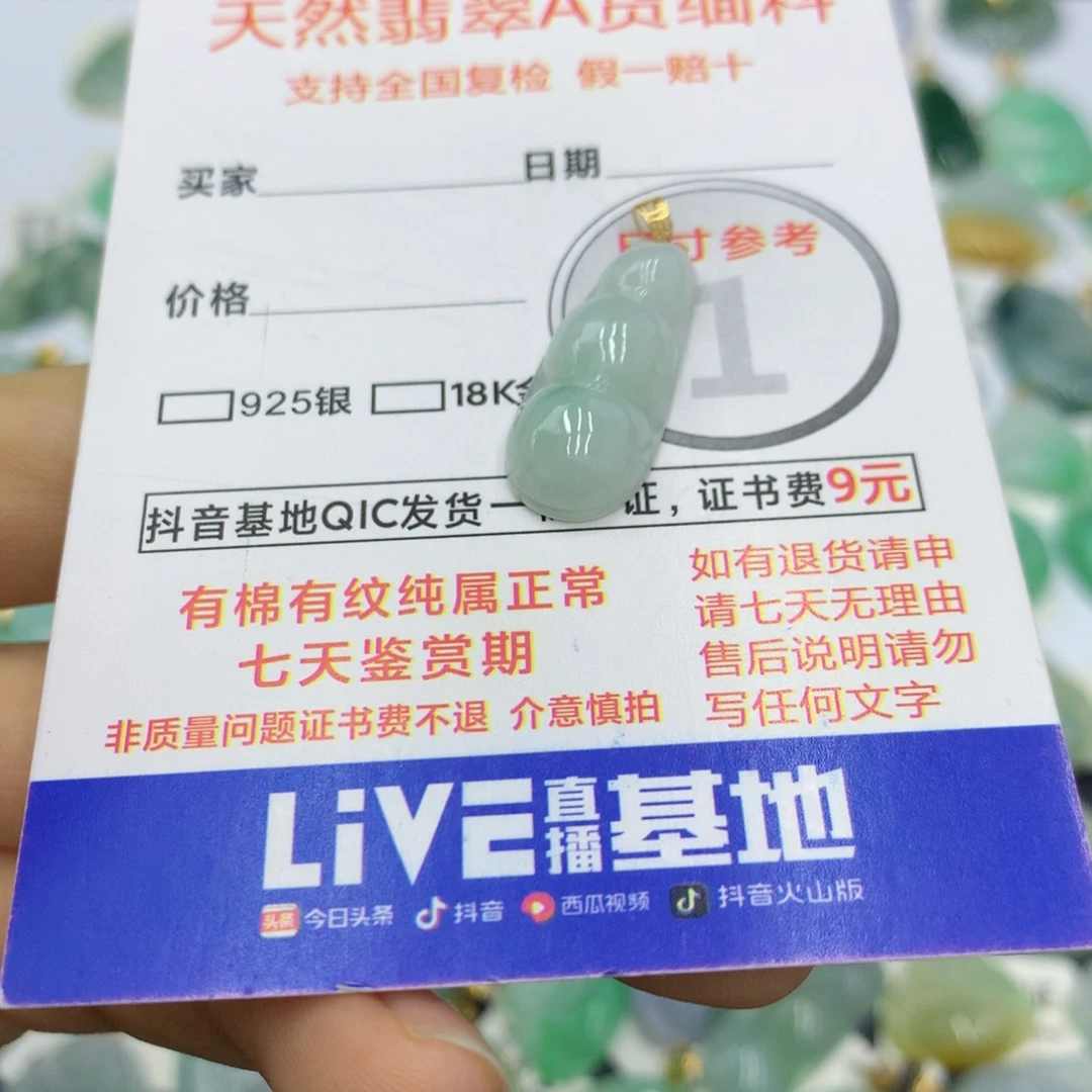 翡翠颈饰未镶嵌翡翠