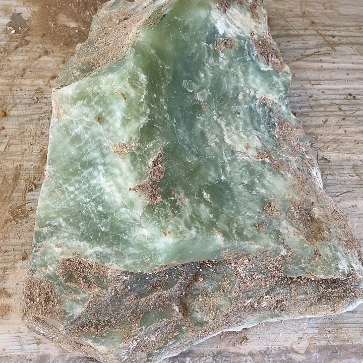 潜***子蛇纹石玉未镶嵌天然岫玉多样性发一