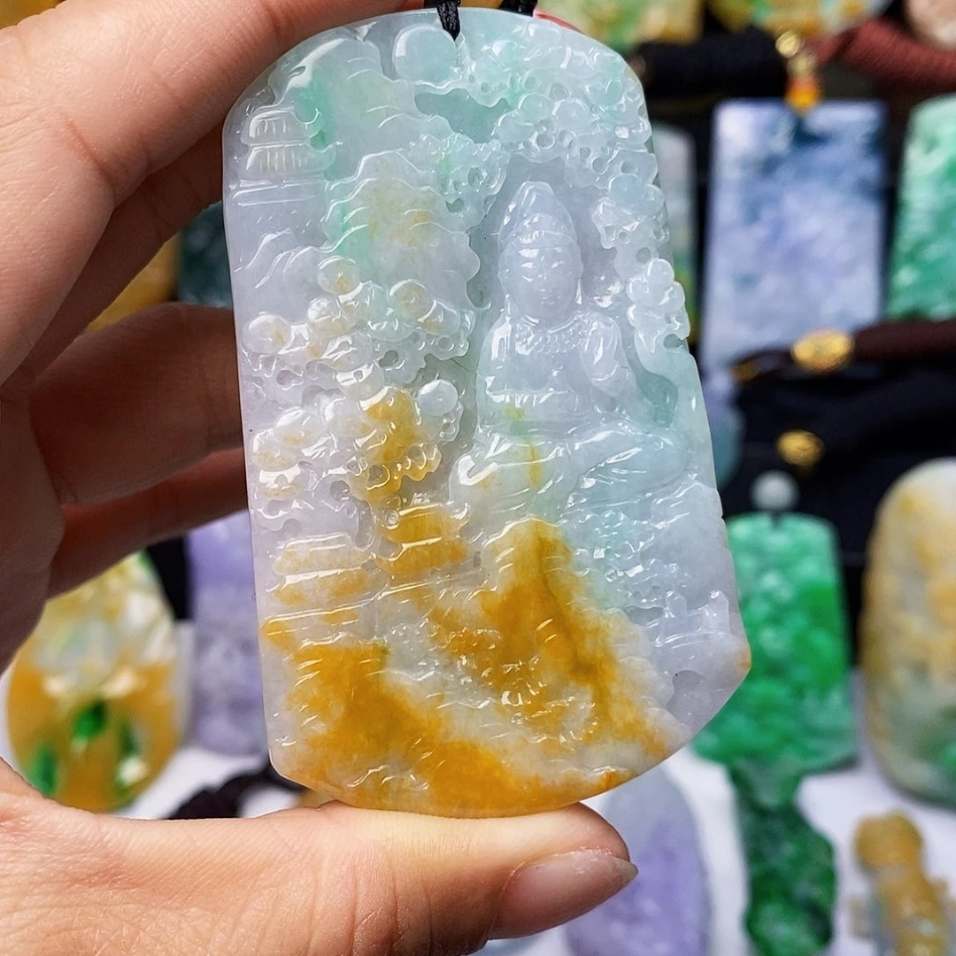 定制翡翠未镶嵌翡翠Ａ货一物一证福利款