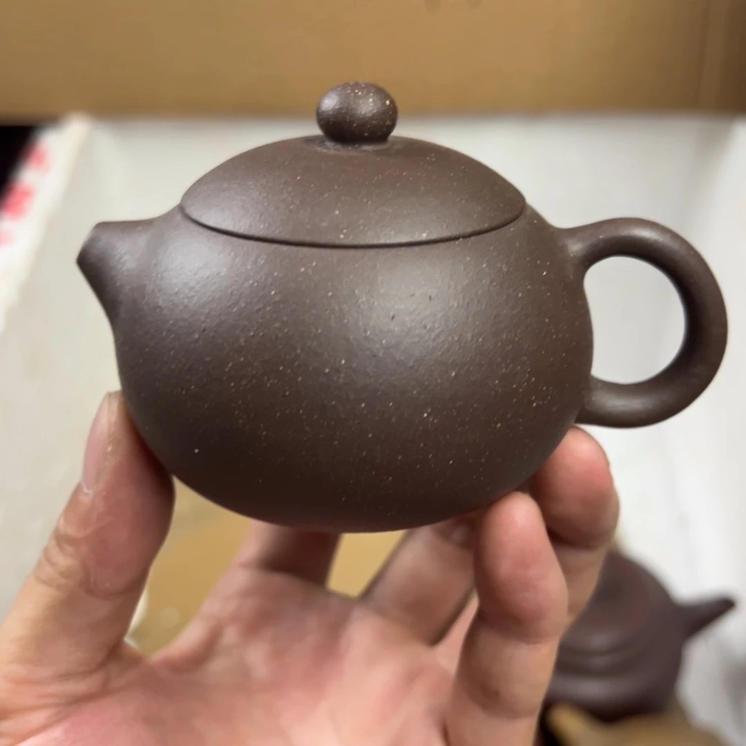 茶壶紫砂宜兴原矿紫砂壶130毫升容量