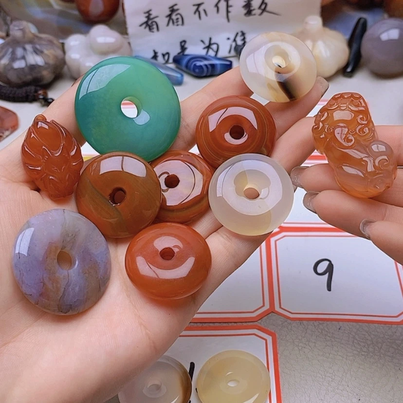 【闪购商品】未镶嵌玛瑙/玉髓珠宝半成品晴****)