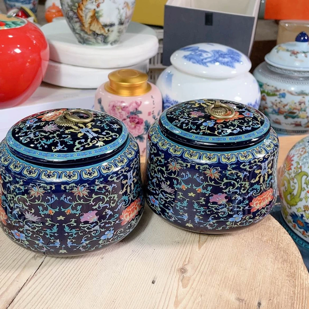 【闪购商品】罐陶瓷茶叶罐密封罐