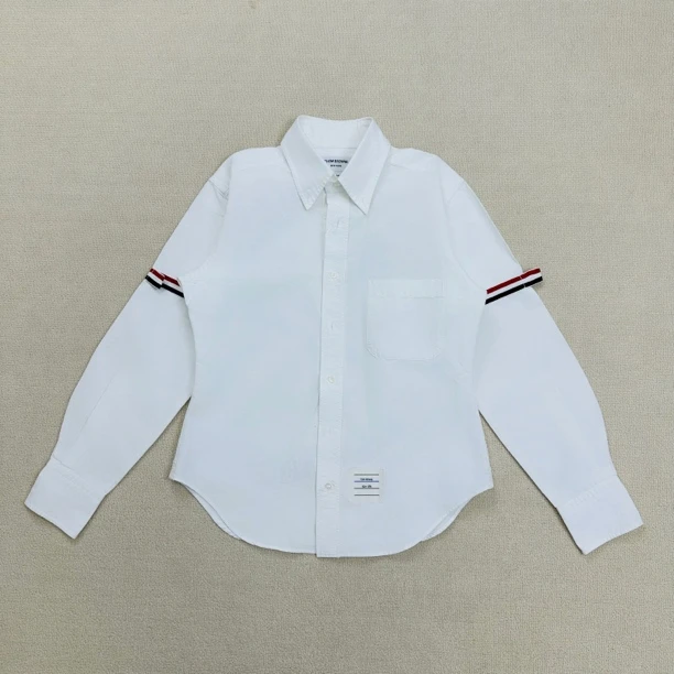 99新 THOMBROWNE 两袖织带衬衣/1码/WL0884