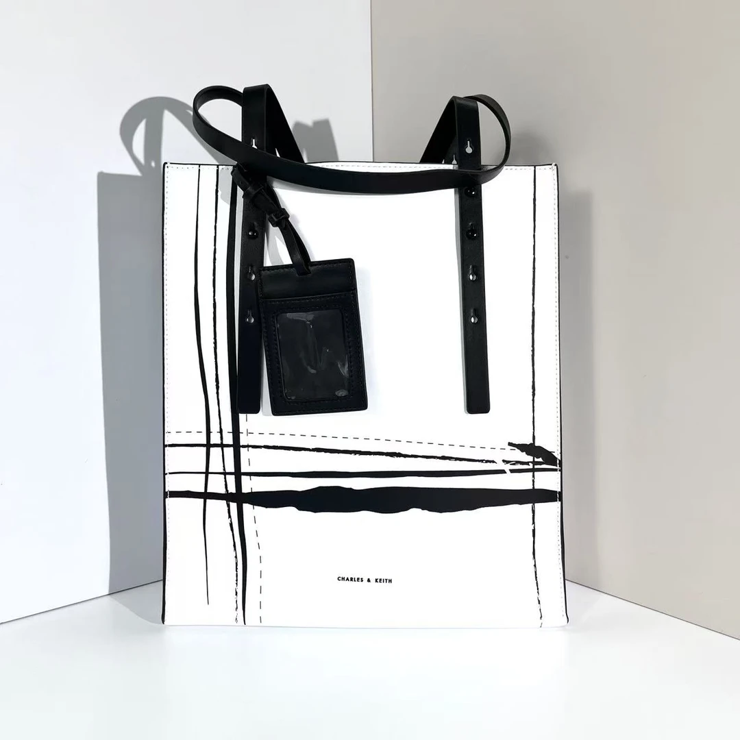 样品CHARLES&KEITH  30271073白色L女士单肩斜挎包