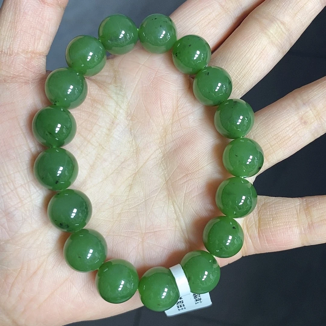 颈饰未镶嵌和田玉（碧玉）12mm