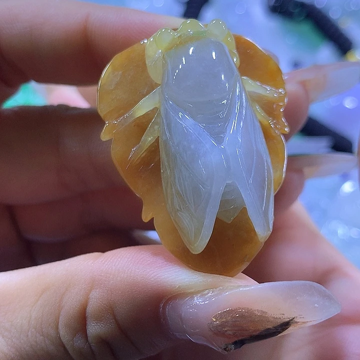 颈饰未镶嵌翡翠天然翡翠A货吊坠