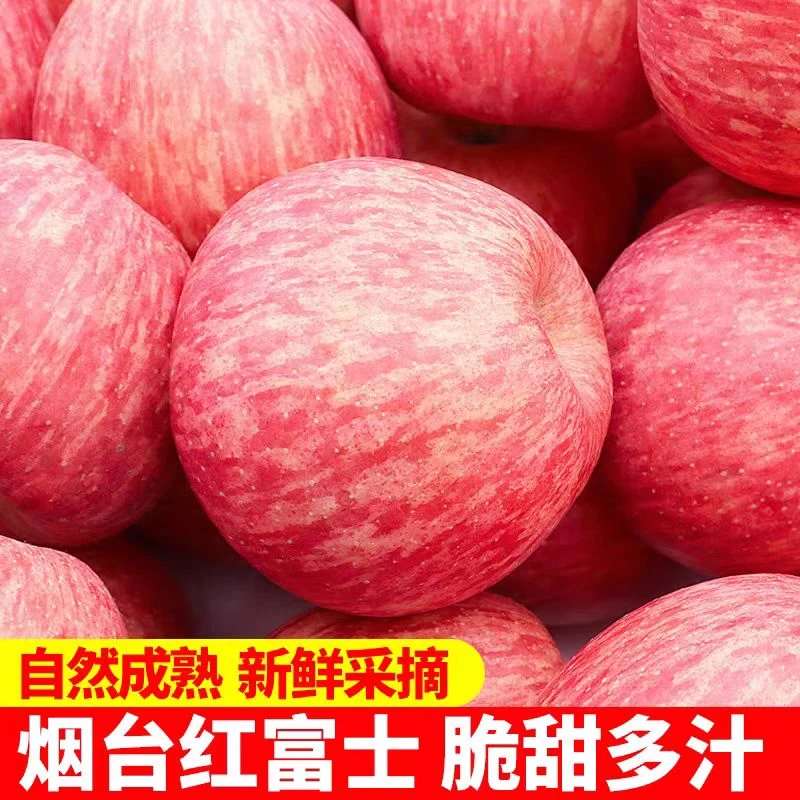 【多仓发货】正宗山东烟台红富士苹果新鲜应季脆甜多汁水果
