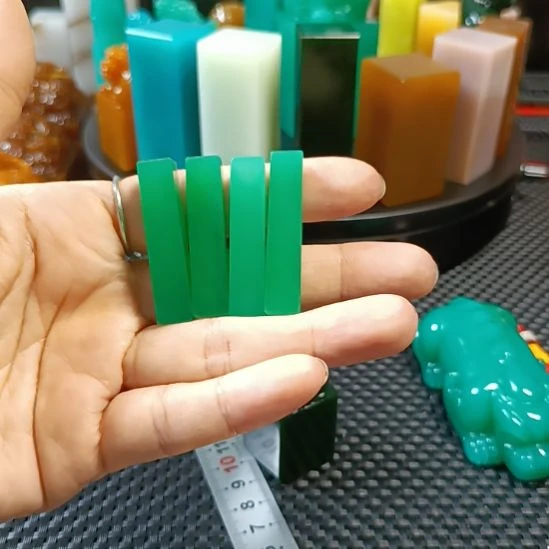 寿山石印石雅安绿牙签章