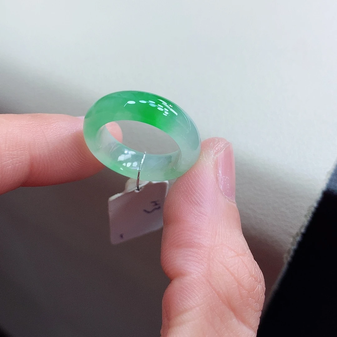 未镶嵌戒指翡翠8号