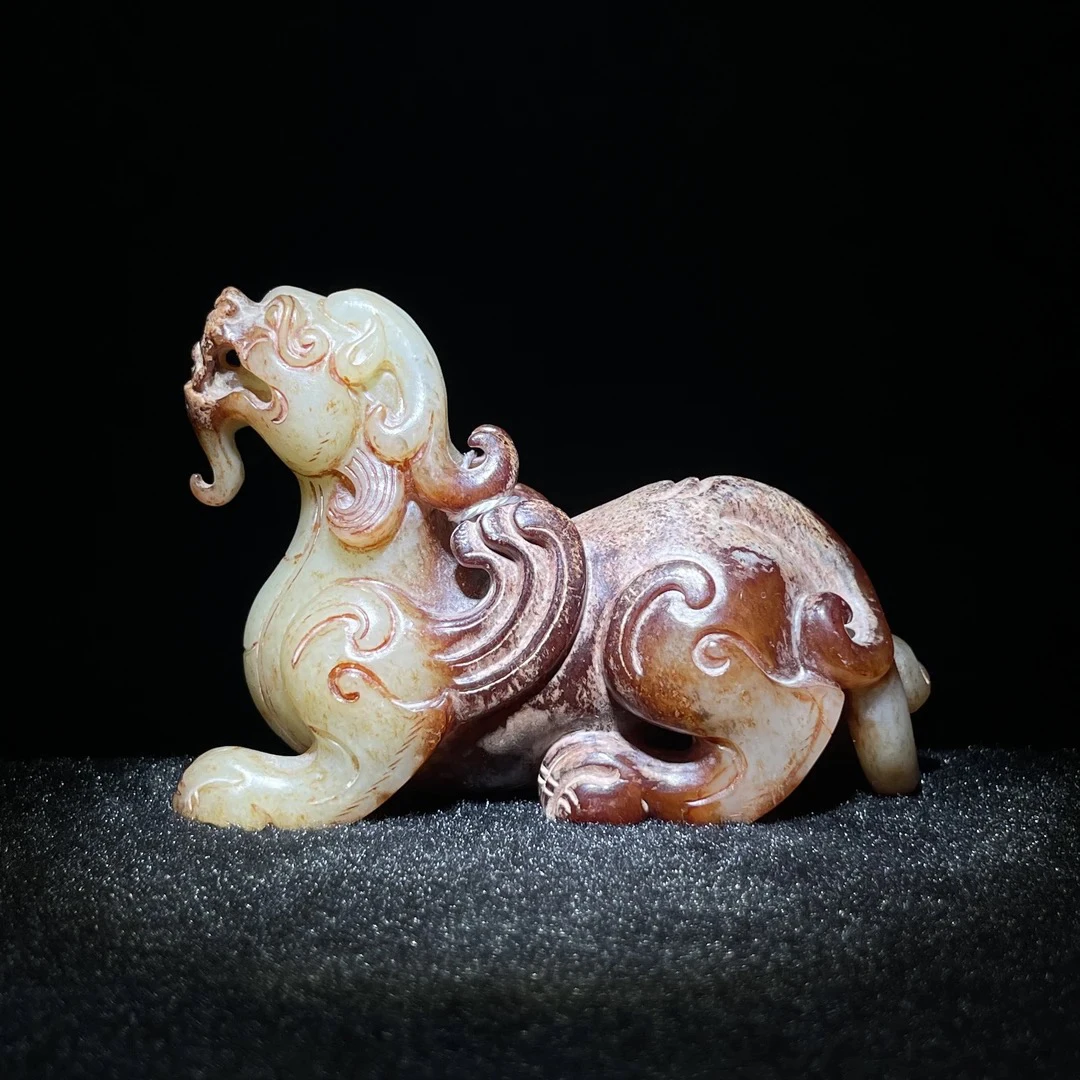 臻藏（8a）和田玉瑞兽摆件2503020055
