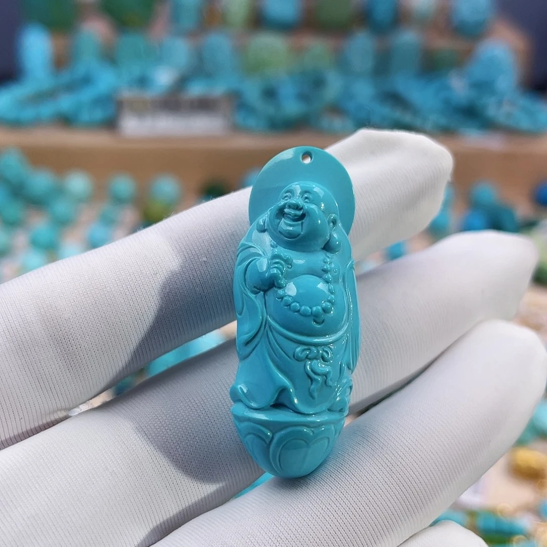 绿松石珠宝奇石未镶嵌