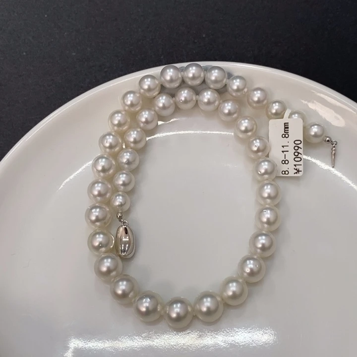 未镶嵌颈饰海水珍珠乐****熹澳白满串8.8-11.8琴