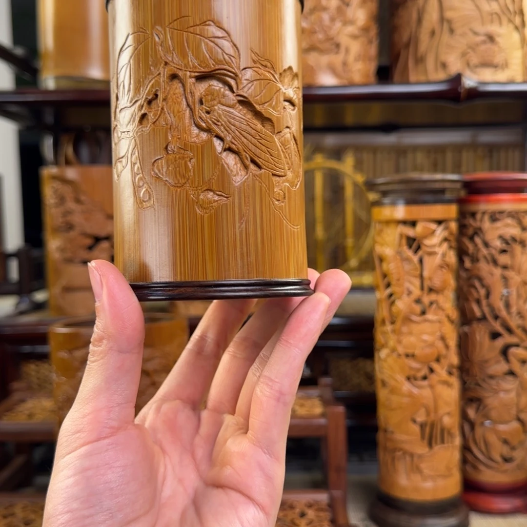 香榧木一鸣惊人茶叶罐