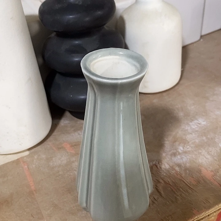 摆件水培陶盆无孔 瑕疵介意勿拍