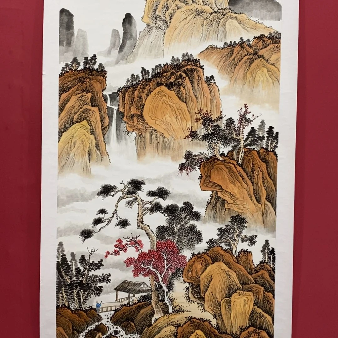 国画经夏红四尺精品佳作