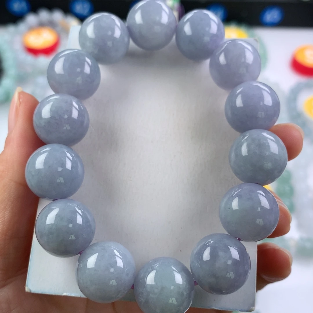 翡翠未镶嵌手链卡15.8