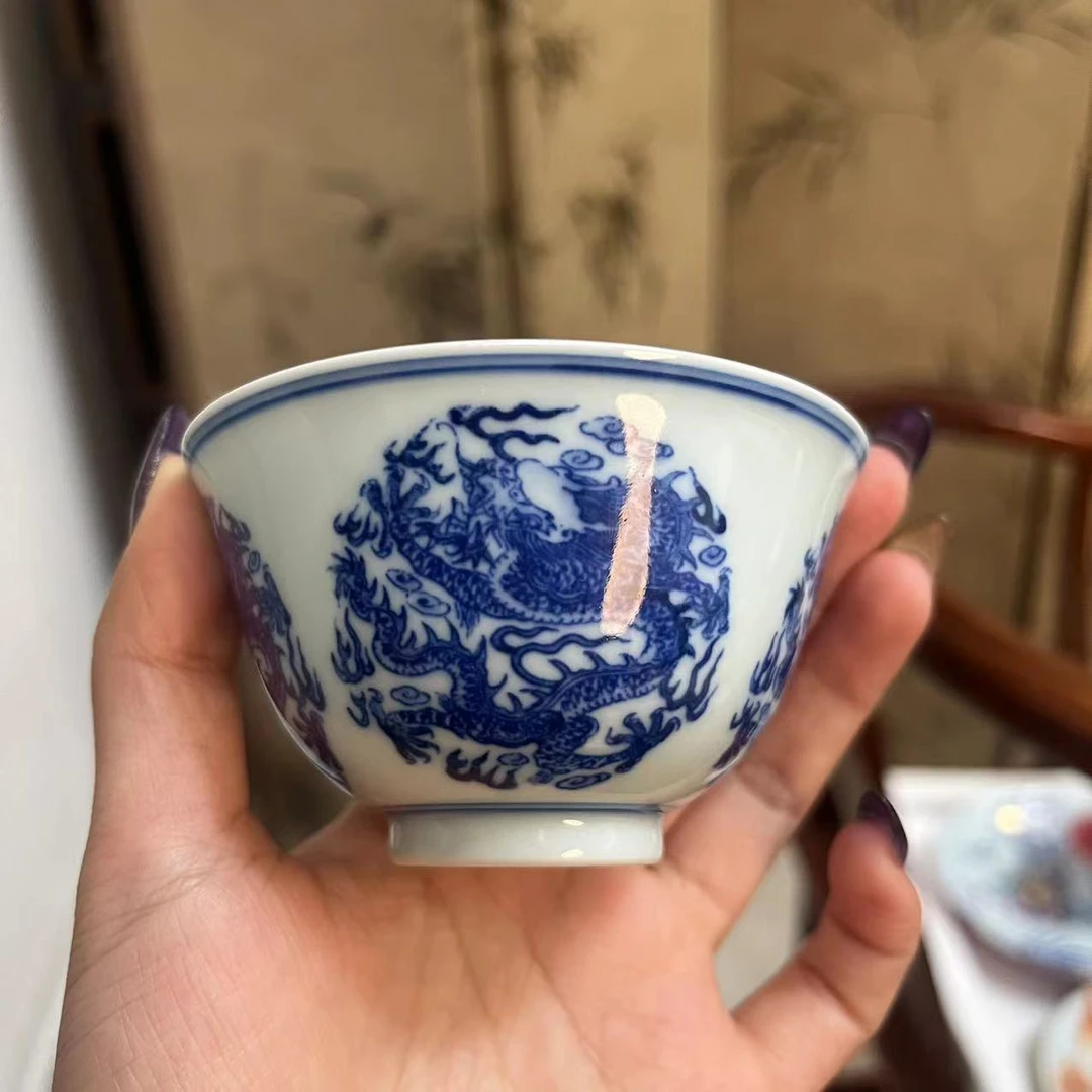 青花单杯画片随机发