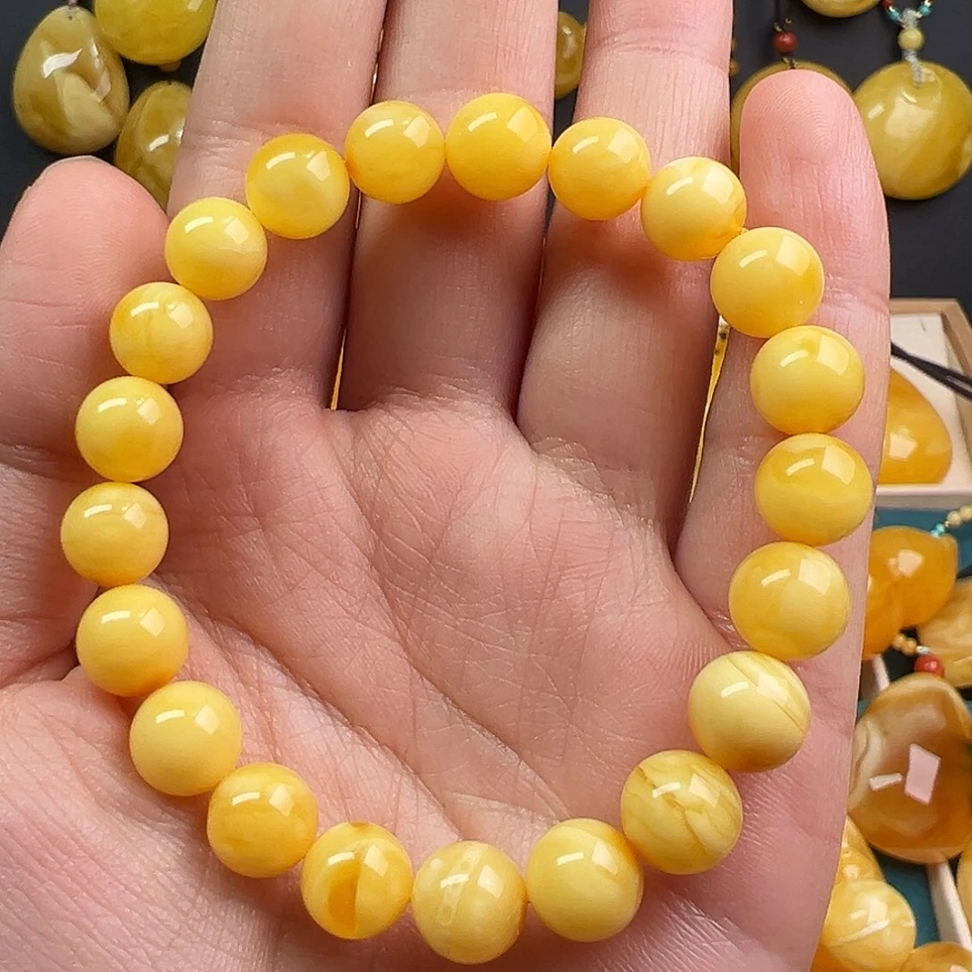 蜜蜡颈饰未镶嵌奔**丷蜜蜡