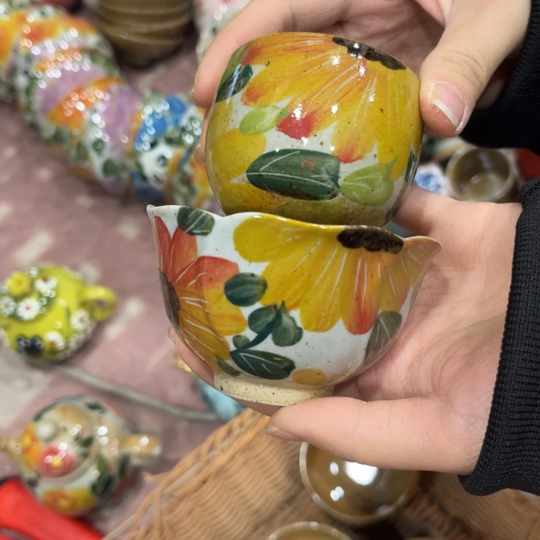 岁****陶泥景德镇手工手绘高温釉下彩