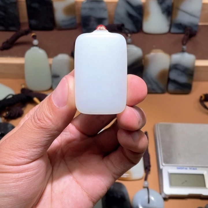 和田玉平安牌未镶嵌