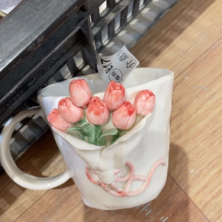 A***u手工制作陶瓷茶具茶杯青蛙