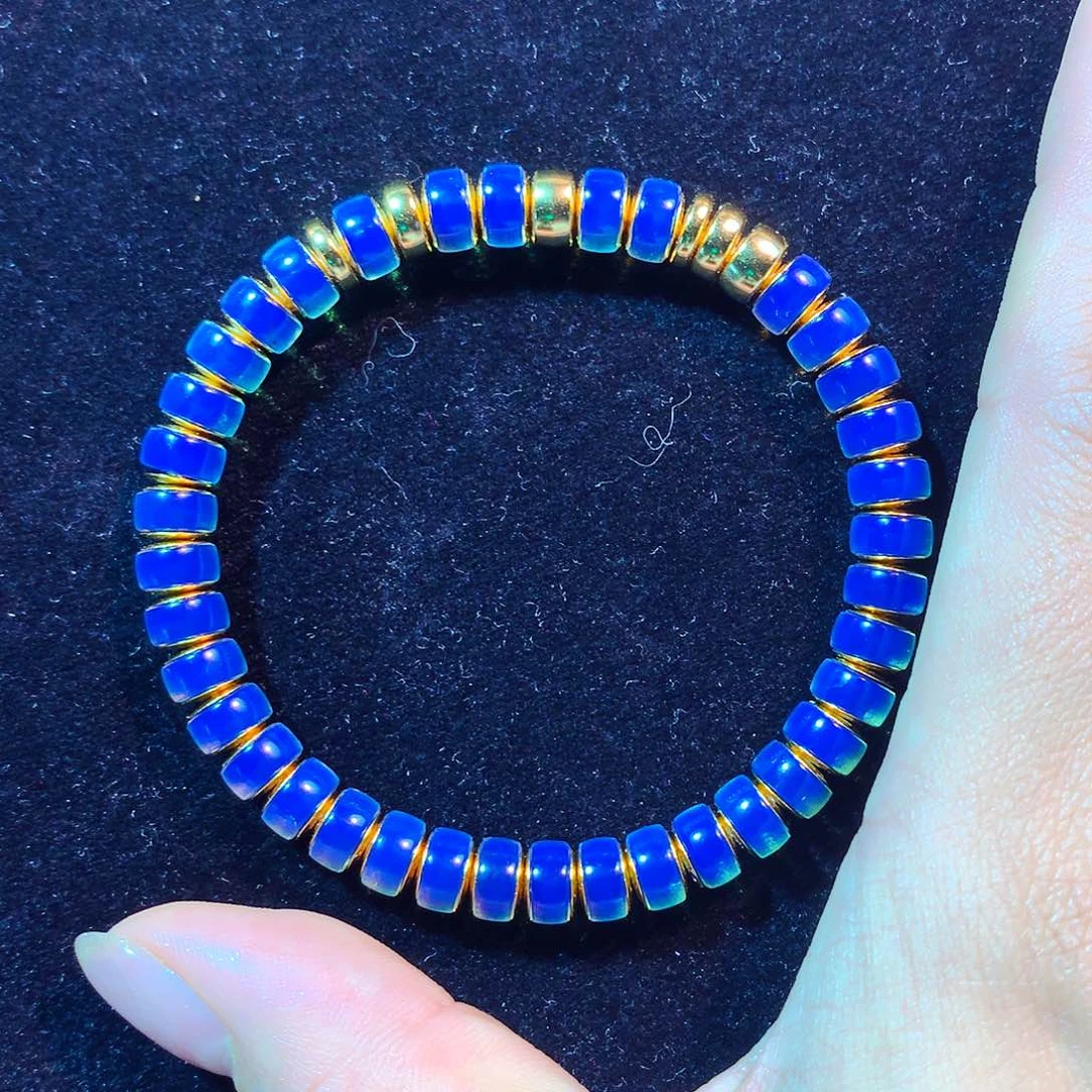 银S925镀金镶嵌琥珀裸石