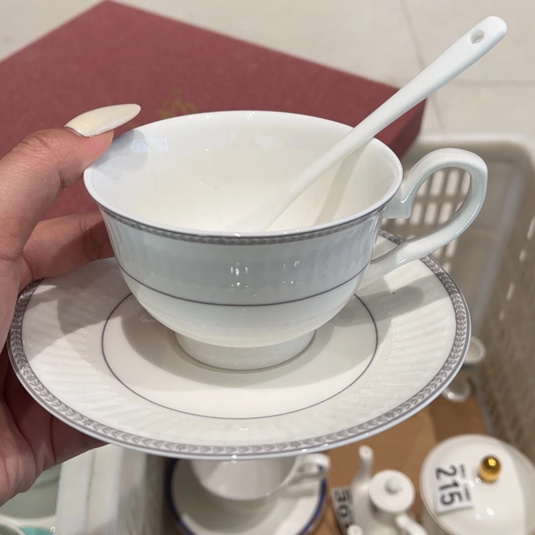 瓷片神殿咖啡杯碟