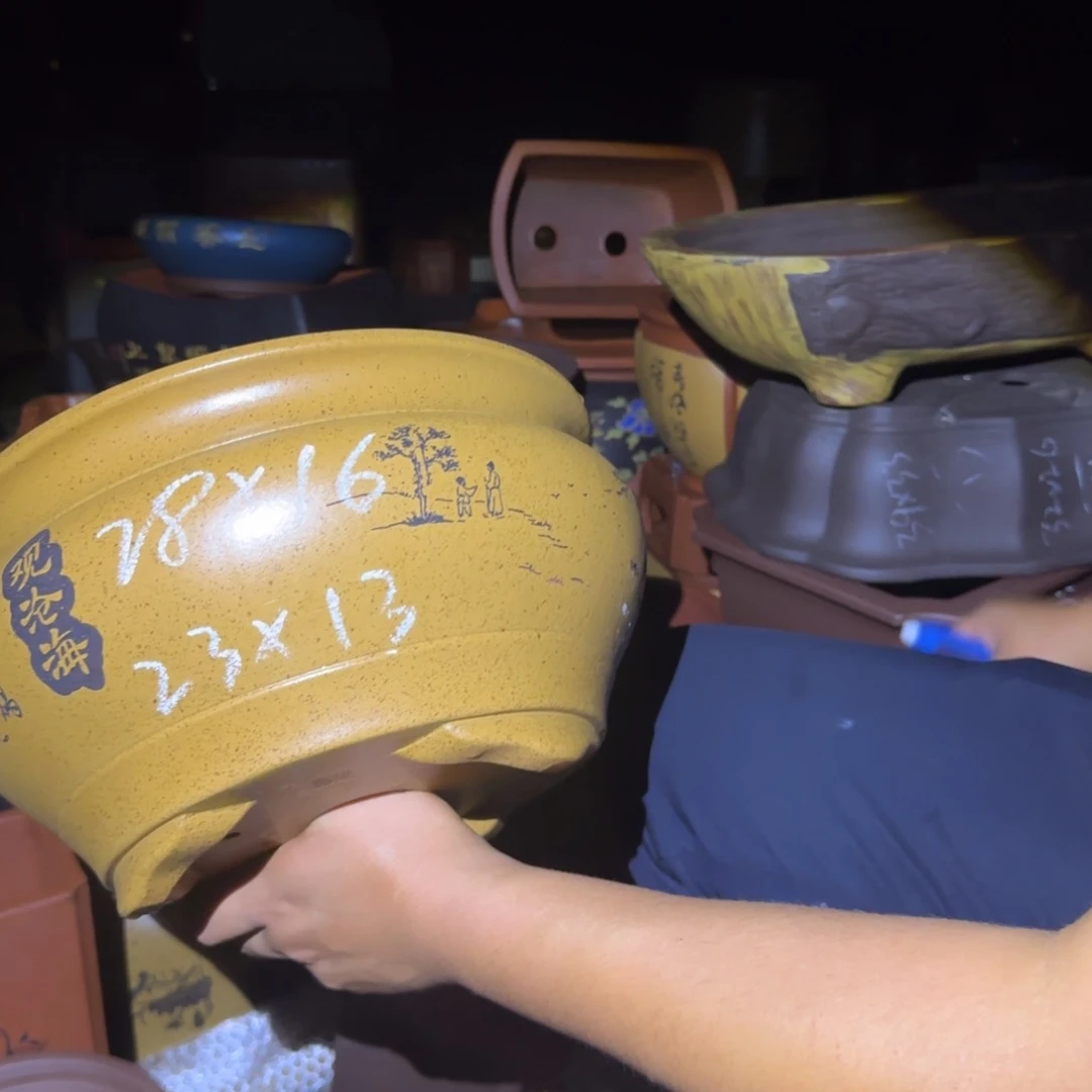 紫砂花盆花盆盆景盆栽