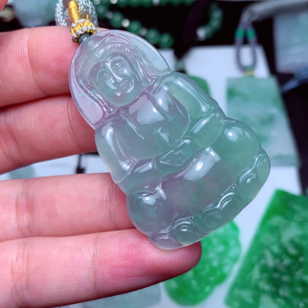 颈饰未镶嵌翡翠天然A货翡翠