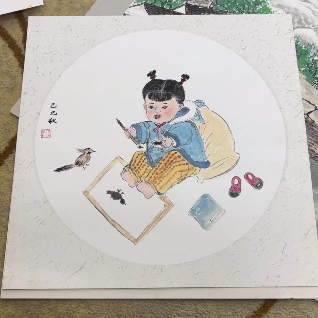 国画国画老师作品刘