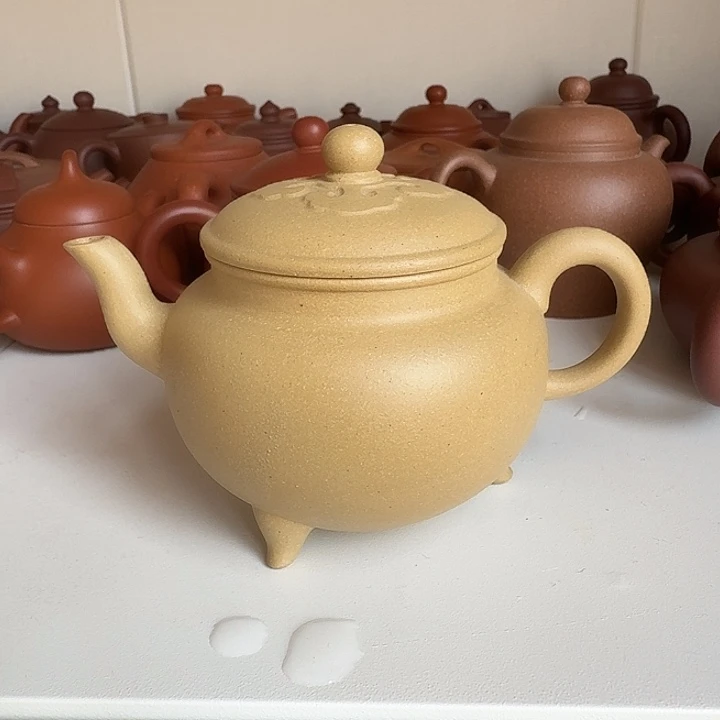 紫砂茶壶大彬如意200cc微瑕