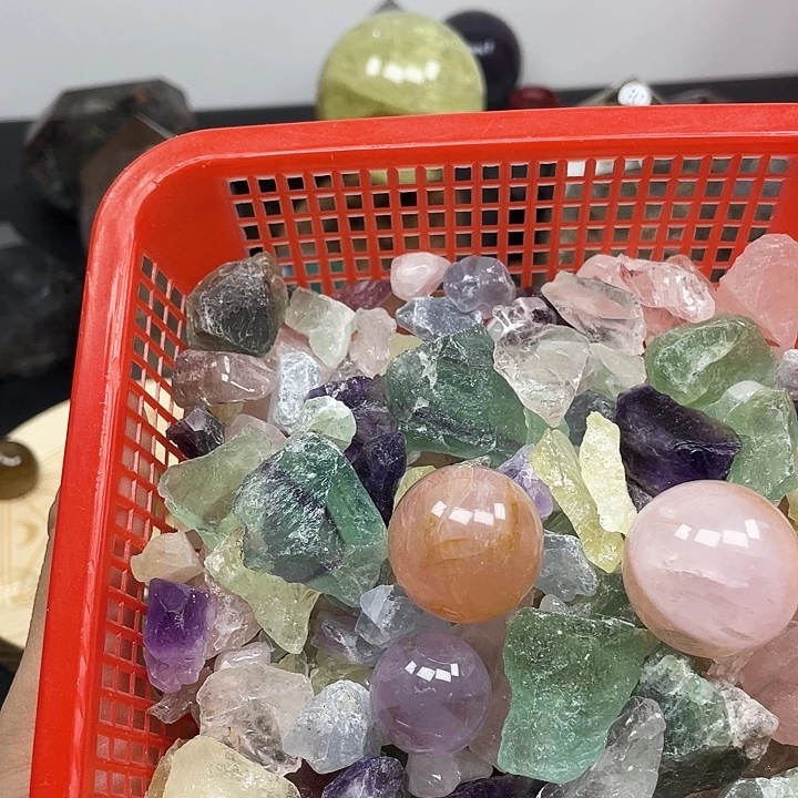 未镶嵌水晶珠宝半成品110水晶石