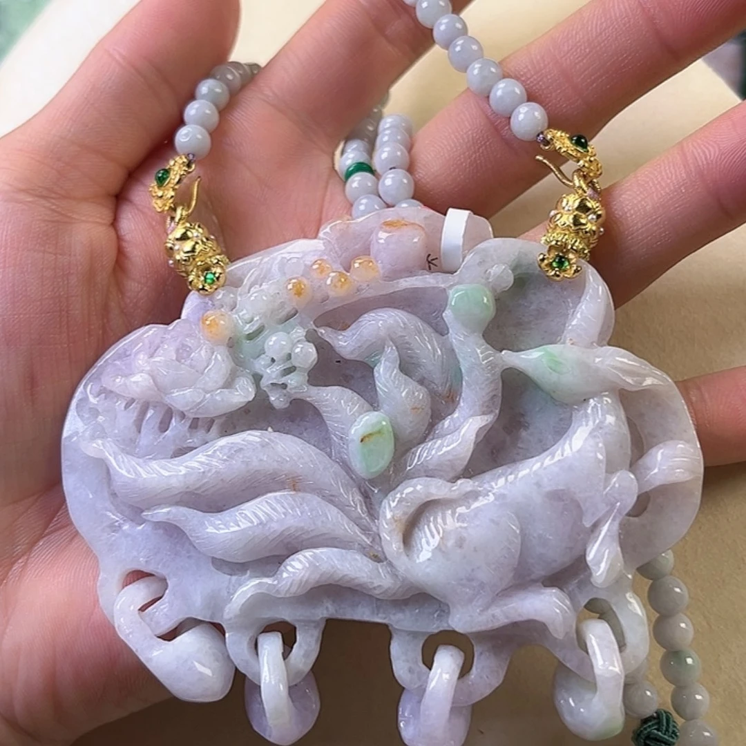【闪购商品】翡翠颈饰未镶嵌挂件