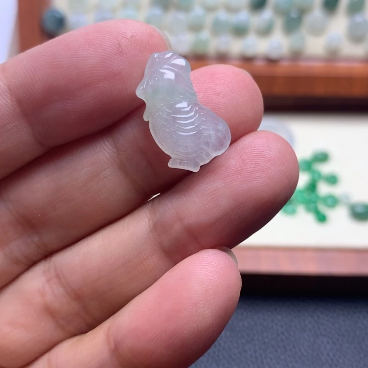 颈饰未镶嵌翡翠天然A货翡翠