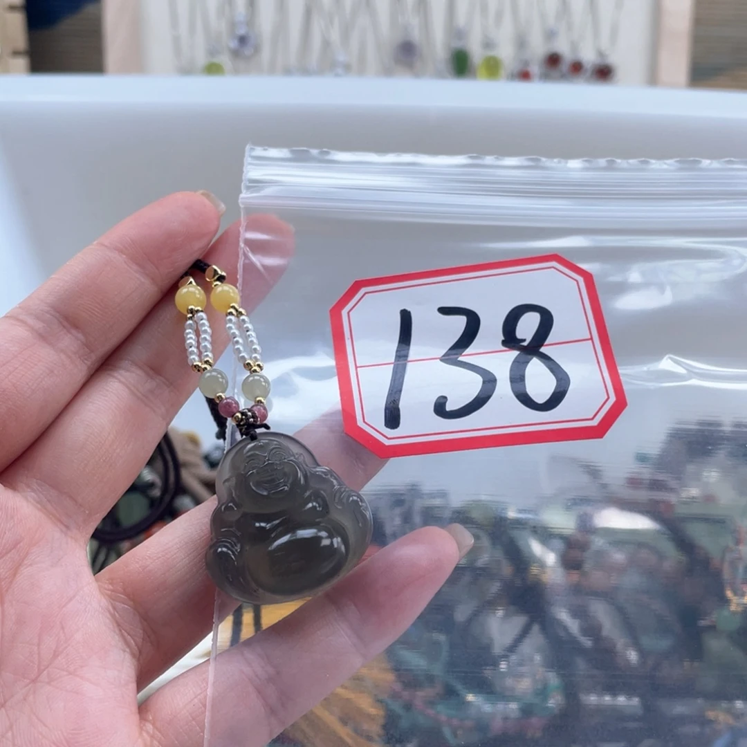 未镶嵌岫玉吊坠吊坠