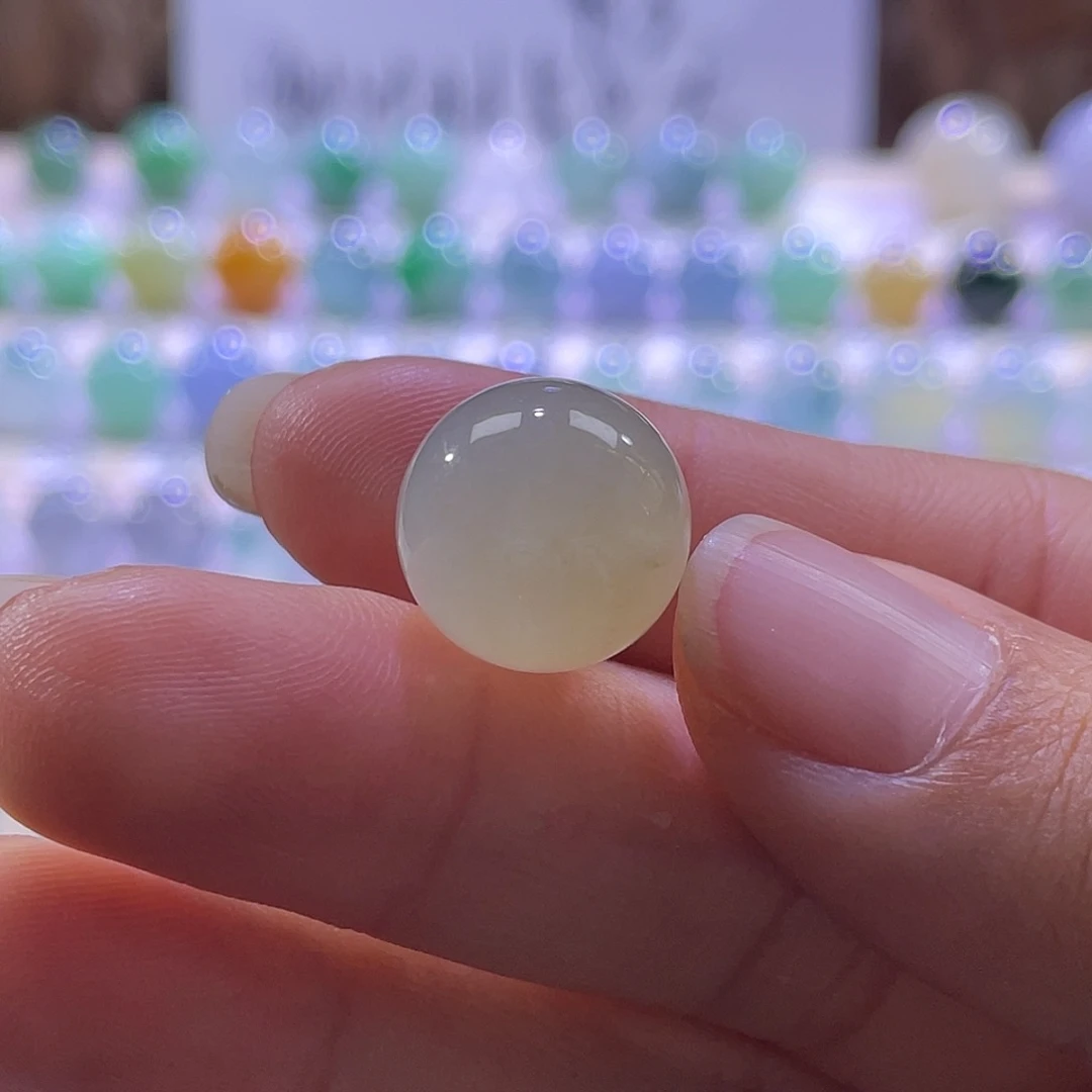 散珠翡翠展示勿拍缅甸翡翠a货卡13雪梨黄