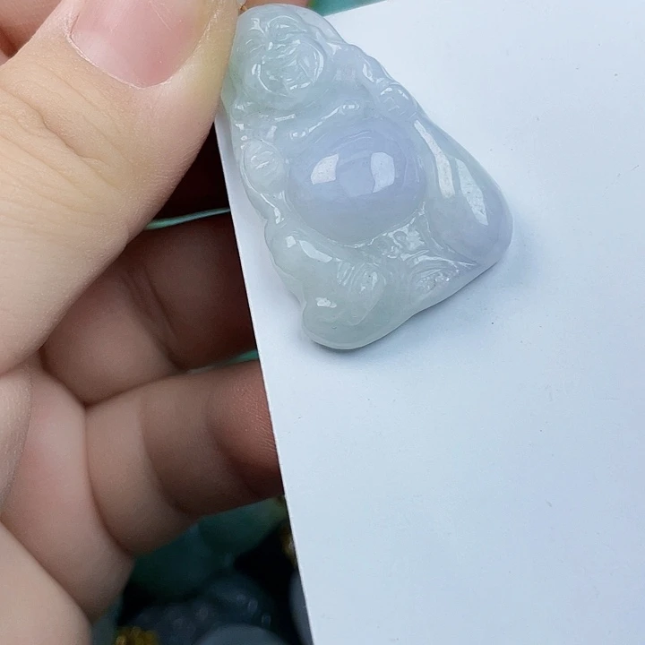 翡翠未镶嵌颈饰好