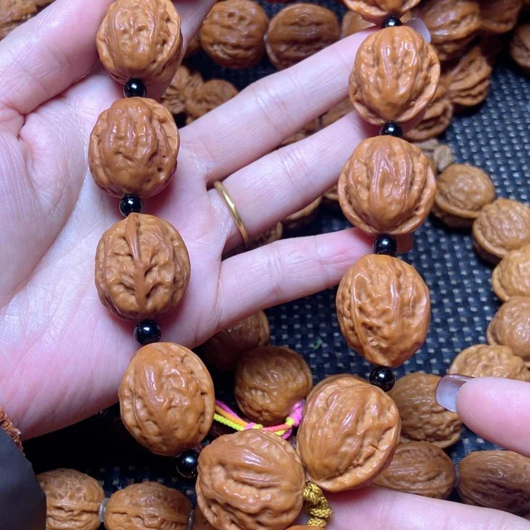 手串文玩核桃官帽粗筋八棱手持