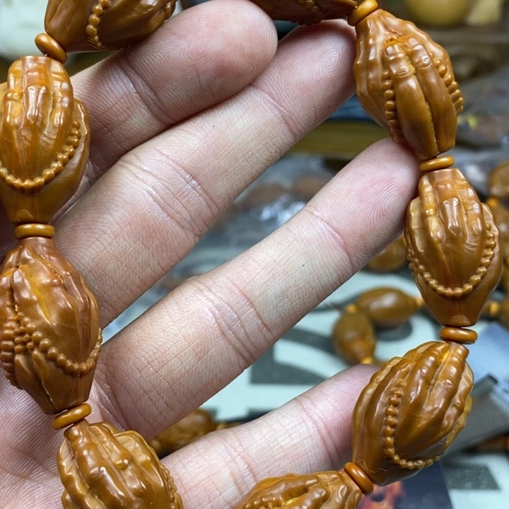 橄榄核手串/手链橄榄核雕工艺手串