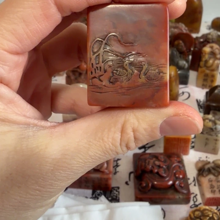 南***俑印石寿山石完整漂亮