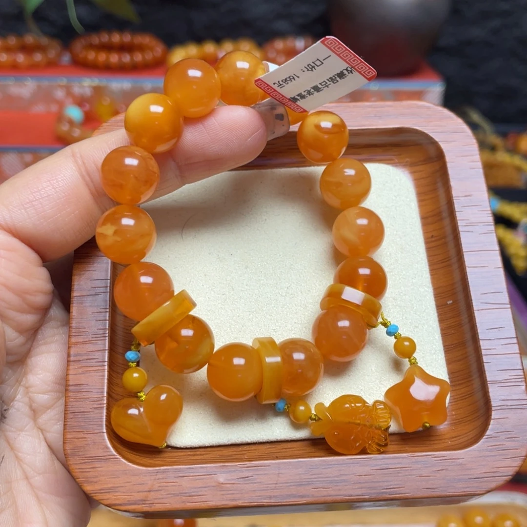 蜜蜡未镶嵌手链手串