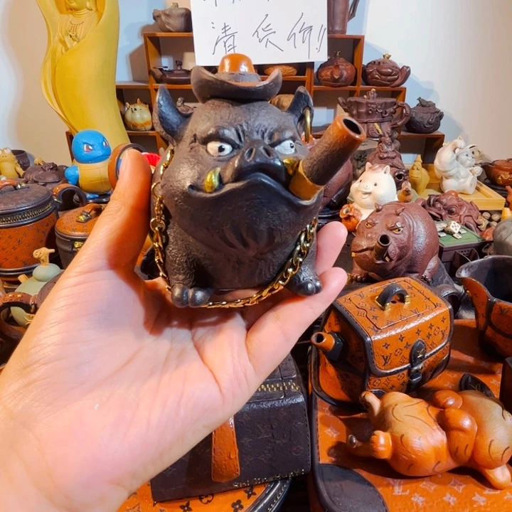 靖***园茶壶紫砂纯手工制作过程就是