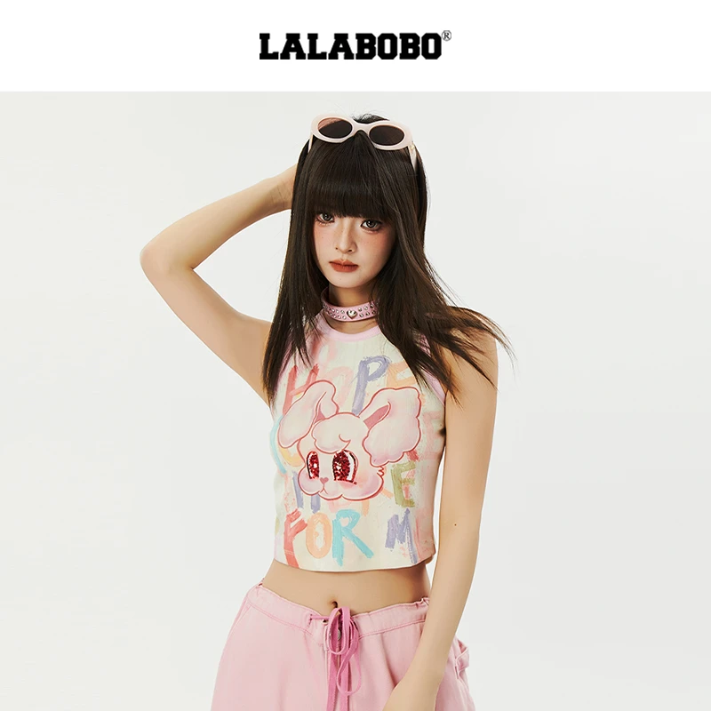 武汉2025年春新款修身显瘦休闲潮流百搭辣妹背心LBEB-WSWT11