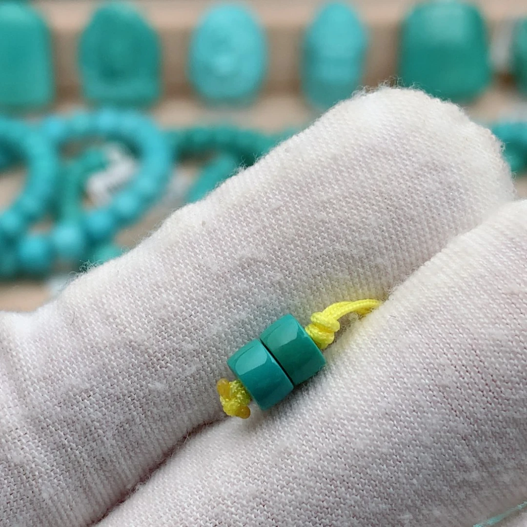 未镶嵌绿松石珠宝奇石5.5mm