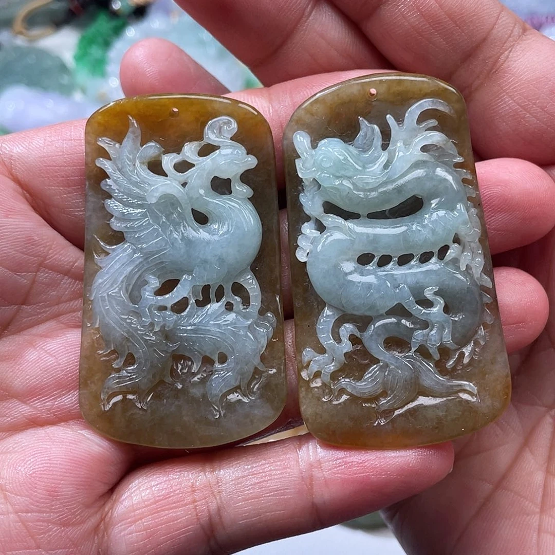 翡翠未镶嵌颈饰翡玉缘翡翠