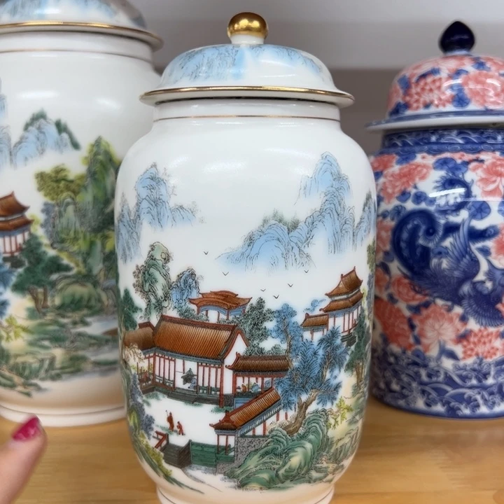 瓷片茶叶罐茶叶罐