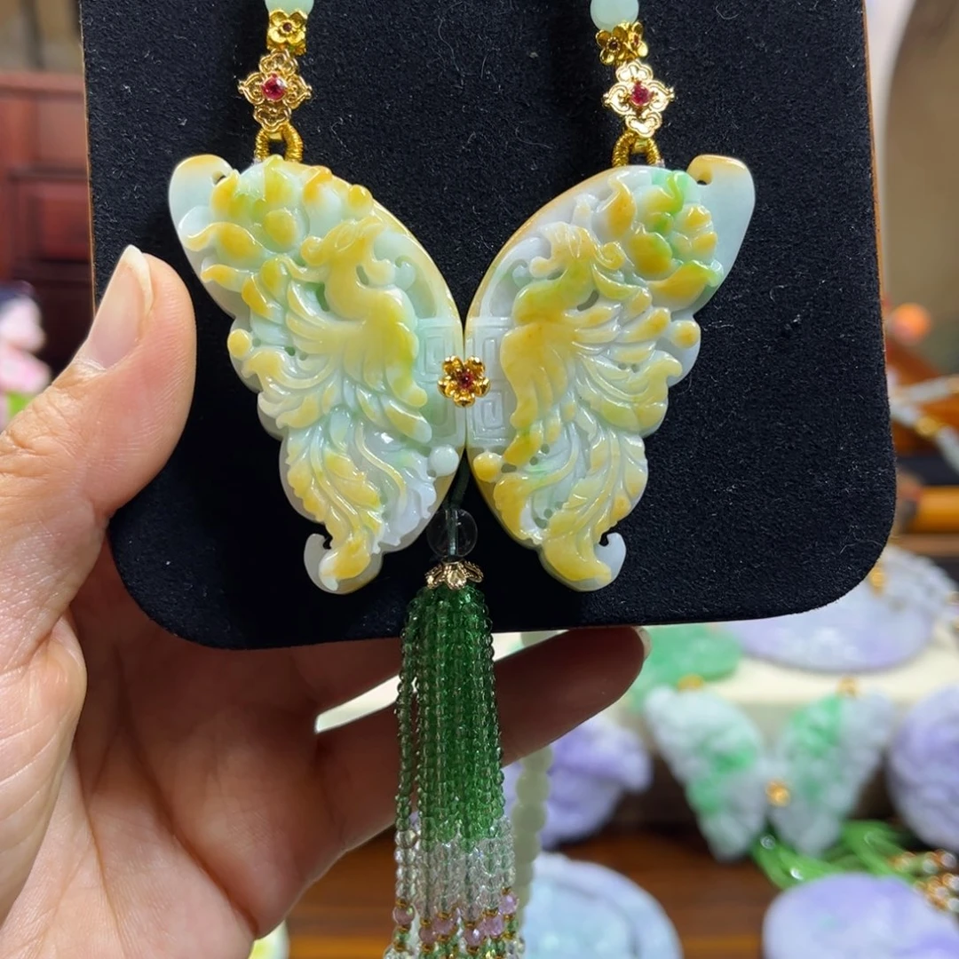 翡翠未镶嵌颈饰天然翡翠