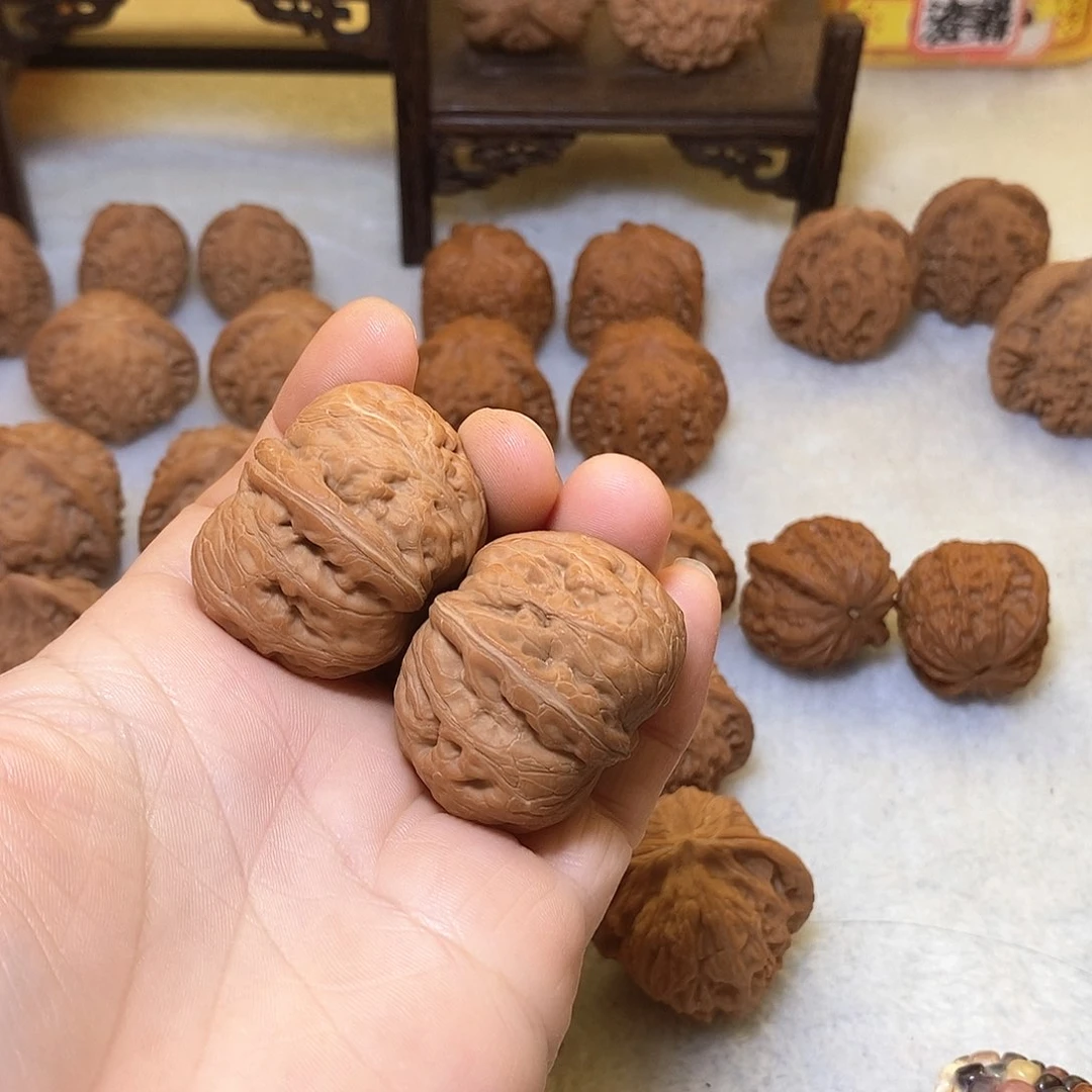 把件文玩核桃元宝39尺