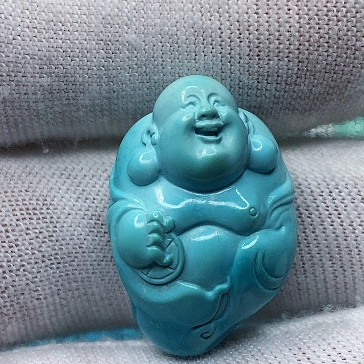 绿松石未镶嵌天然原矿 地大质检