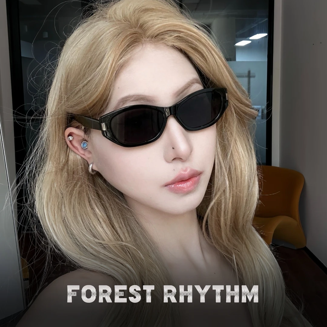 可可镜2025新款猫眼墨镜女高级感窄框玳瑁太阳镜女款时尚百搭复古